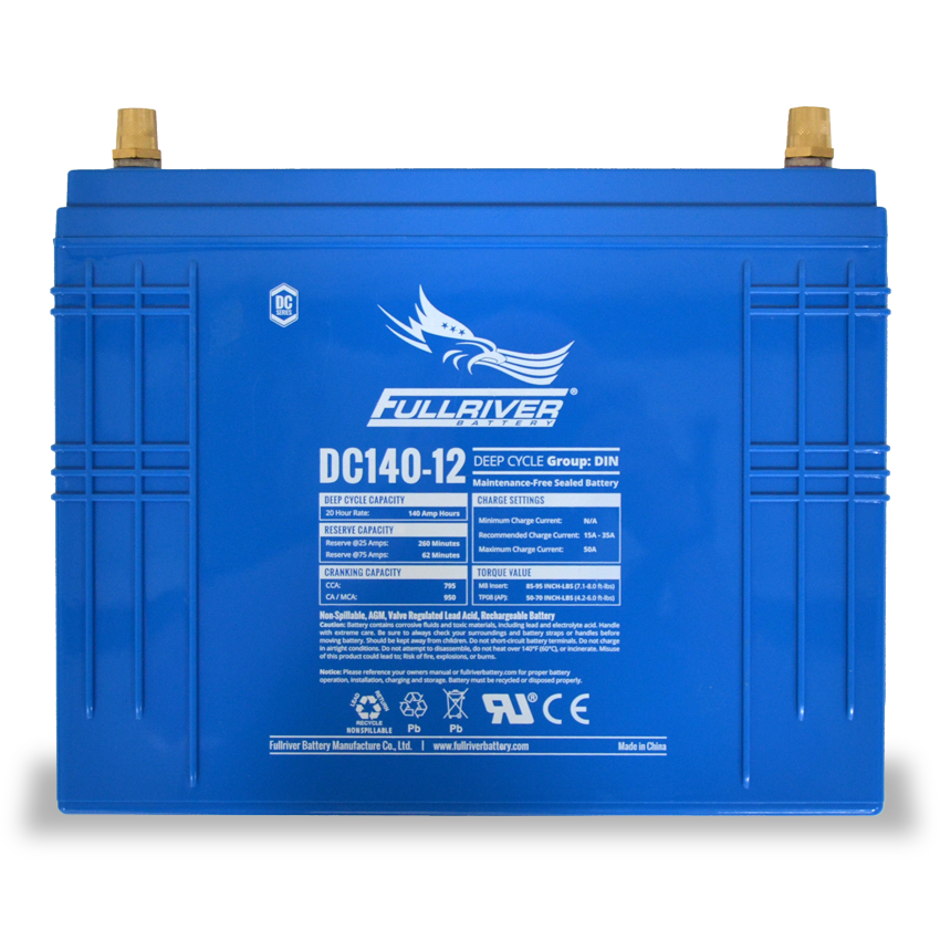 Fullriver DC140-12 Deep-Cycle AGM Battery