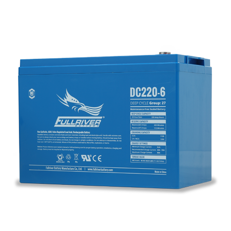 Fullriver DC220-6 Deep-Cycle AGM Battery