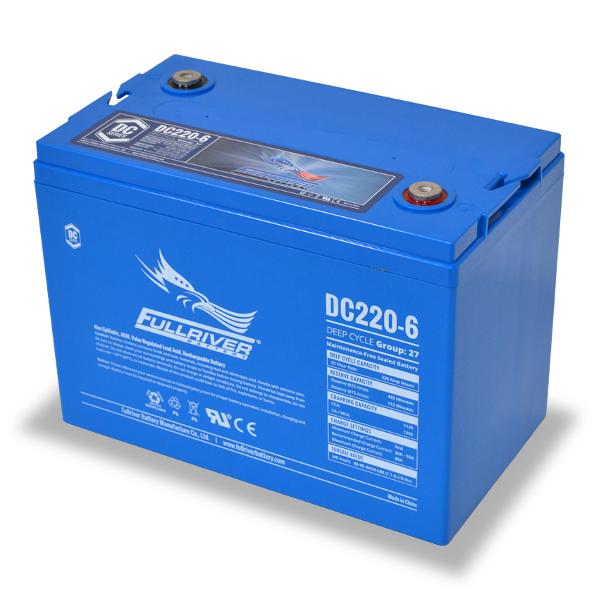 Fullriver DC220-6 Deep-Cycle AGM Battery