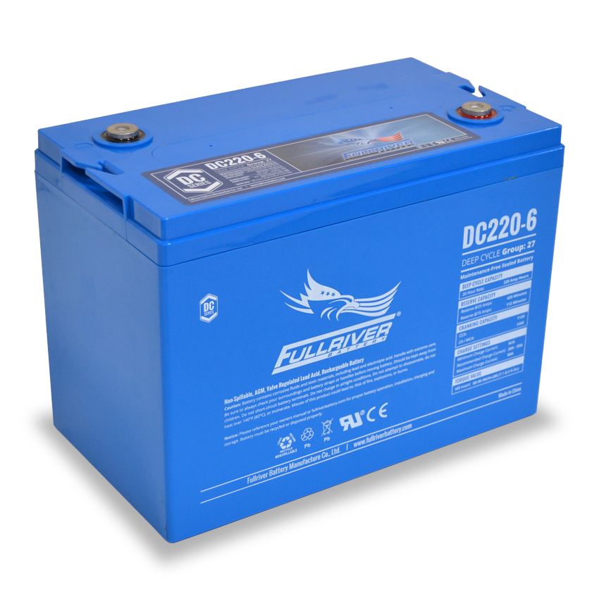 Fullriver DC220-6 Deep-Cycle AGM Battery