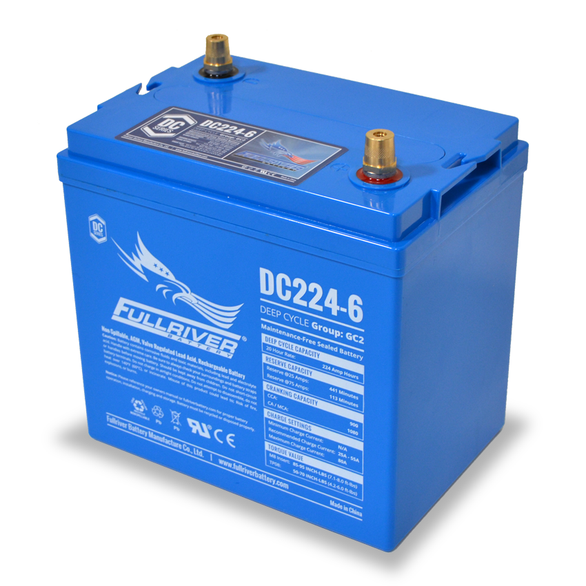 Fullriver DC224-6 Deep-Cycle AGM Battery