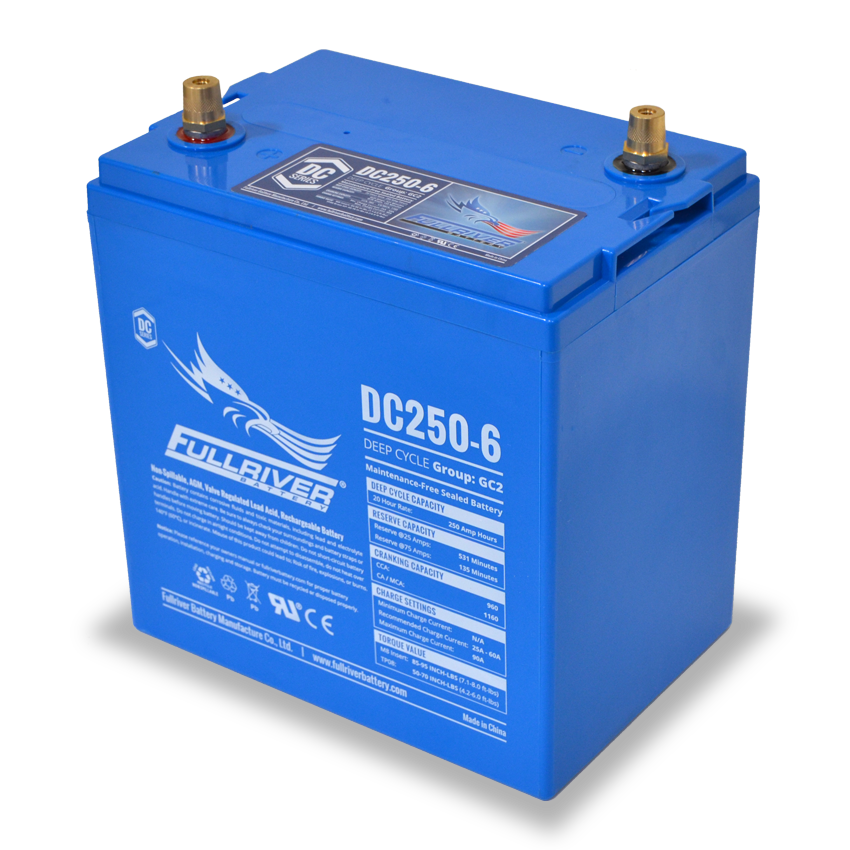 Fullriver DC250-6 Deep-Cycle AGM Battery