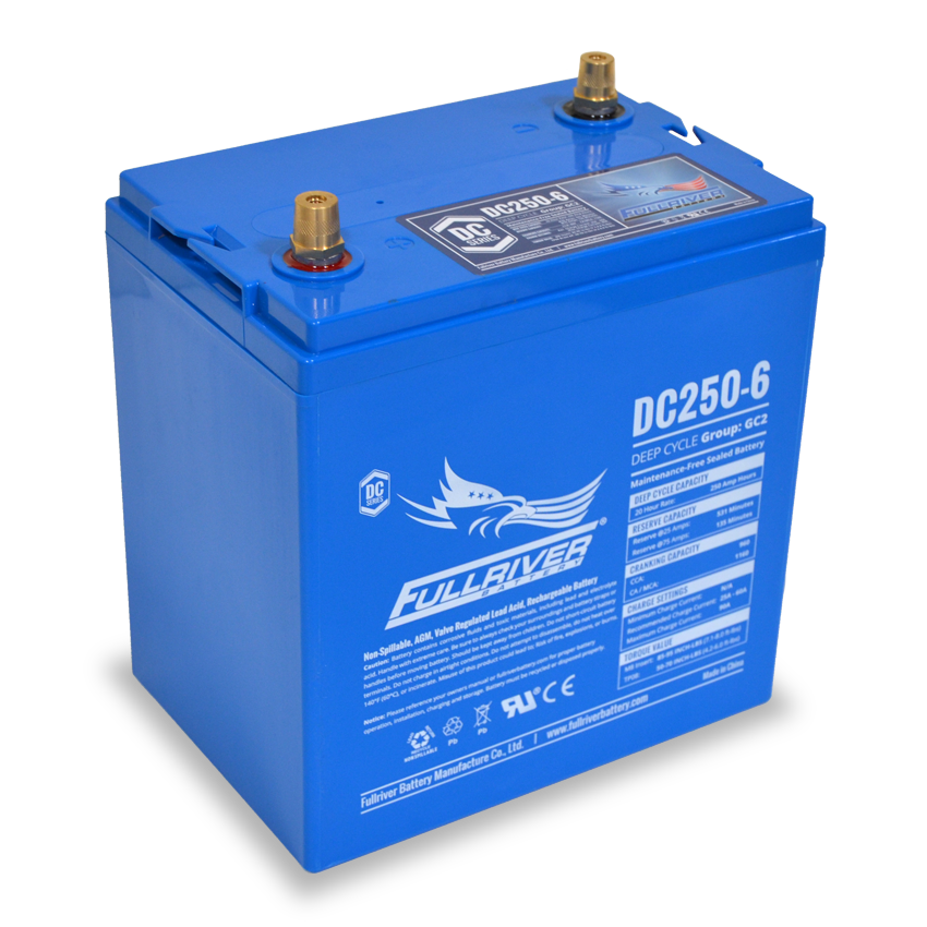 Fullriver DC250-6 Deep-Cycle AGM Battery