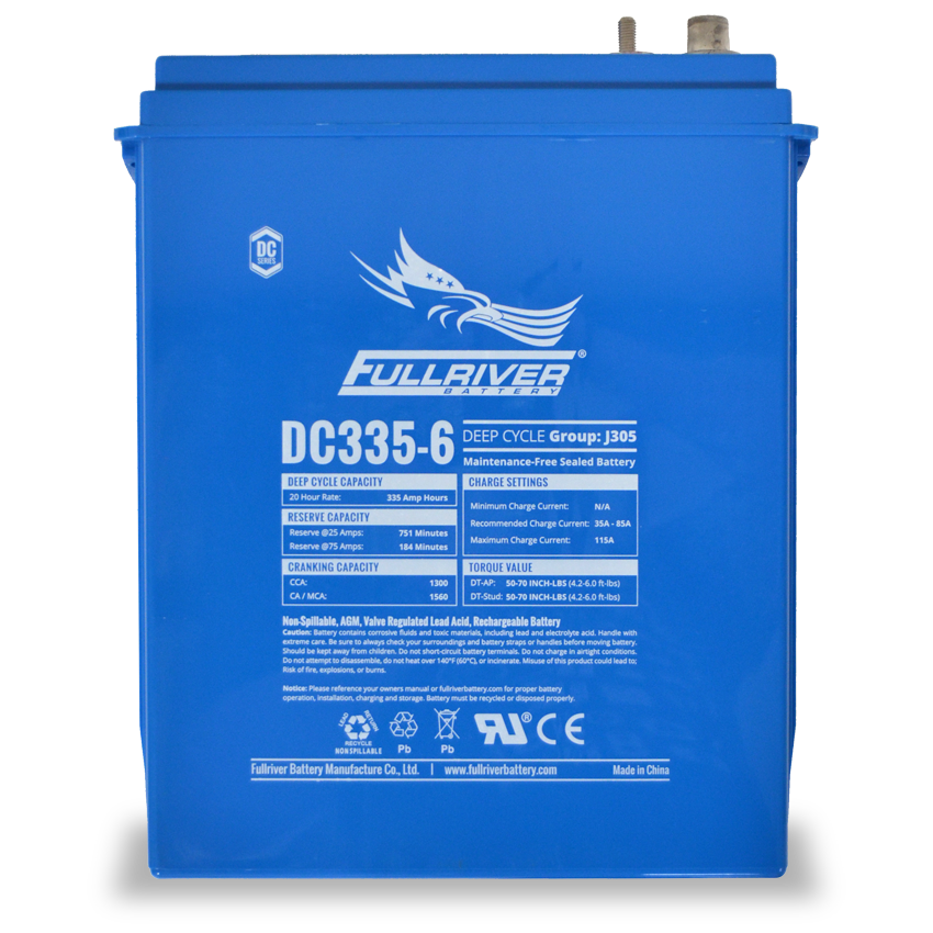 Fullriver DC335-6 Deep-Cycle AGM Battery