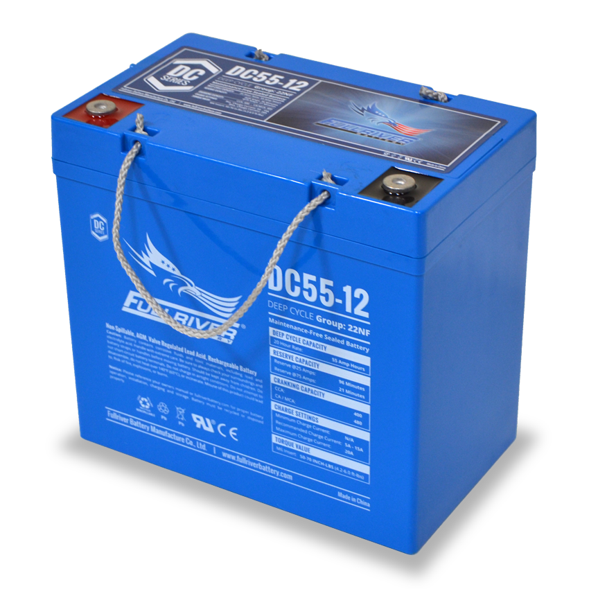 Fullriver DC55-12 Deep-Cycle AGM Battery