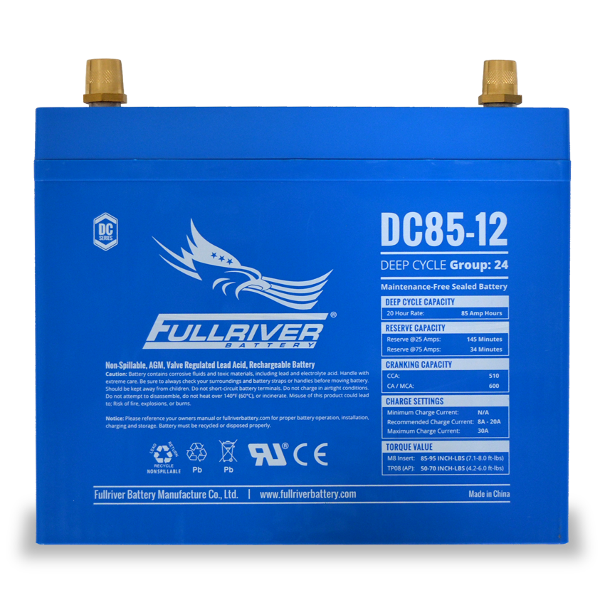 Fullriver DC85-12 Deep-Cycle AGM Battery