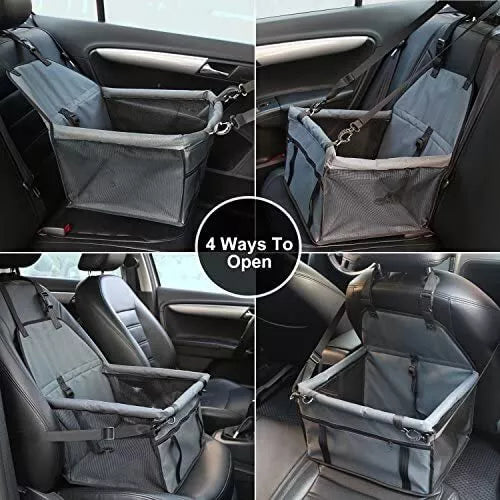 Dog Booster Car Seat – Premium Travel Safety Seat for Small Dogs Up to 9kg