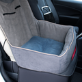 Dog Car Booster Seat – Travel Bed & Pet Carrier with Adjustable Seat Belt
