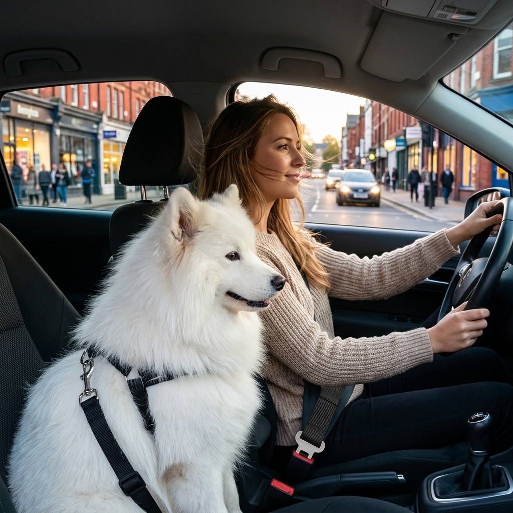 Dog Seat Belt for Car - 2 Pack Adjustable 70cm Harness Strap