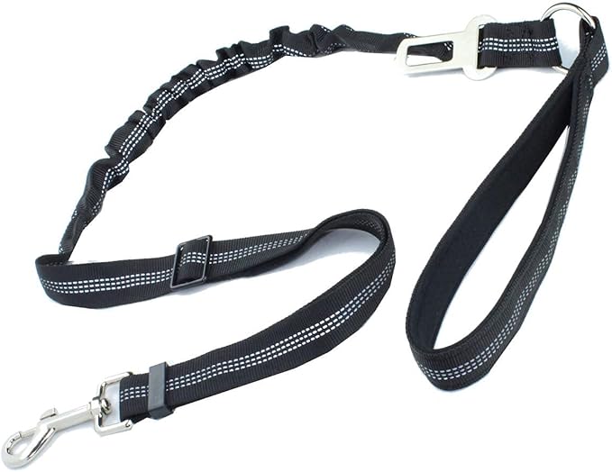 Dog Seat Belt for Car – Adjustable Headrest Safety Strap