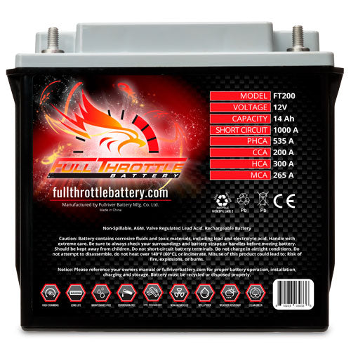 Full Throttle FT200 (BTX20L-BS)