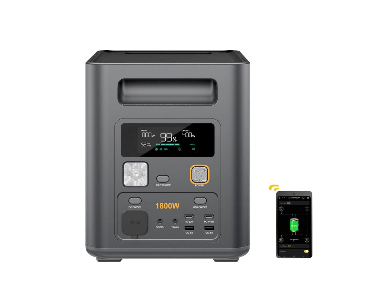 AFERIY Nomad1800 Pro 1800W Portable Power Station | 1024Wh Expandable LiFePO4 Battery
