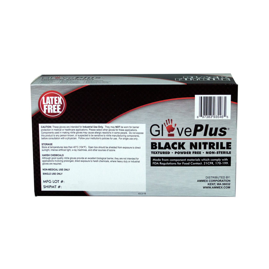 GlovePlus® Black Nitrile Glove