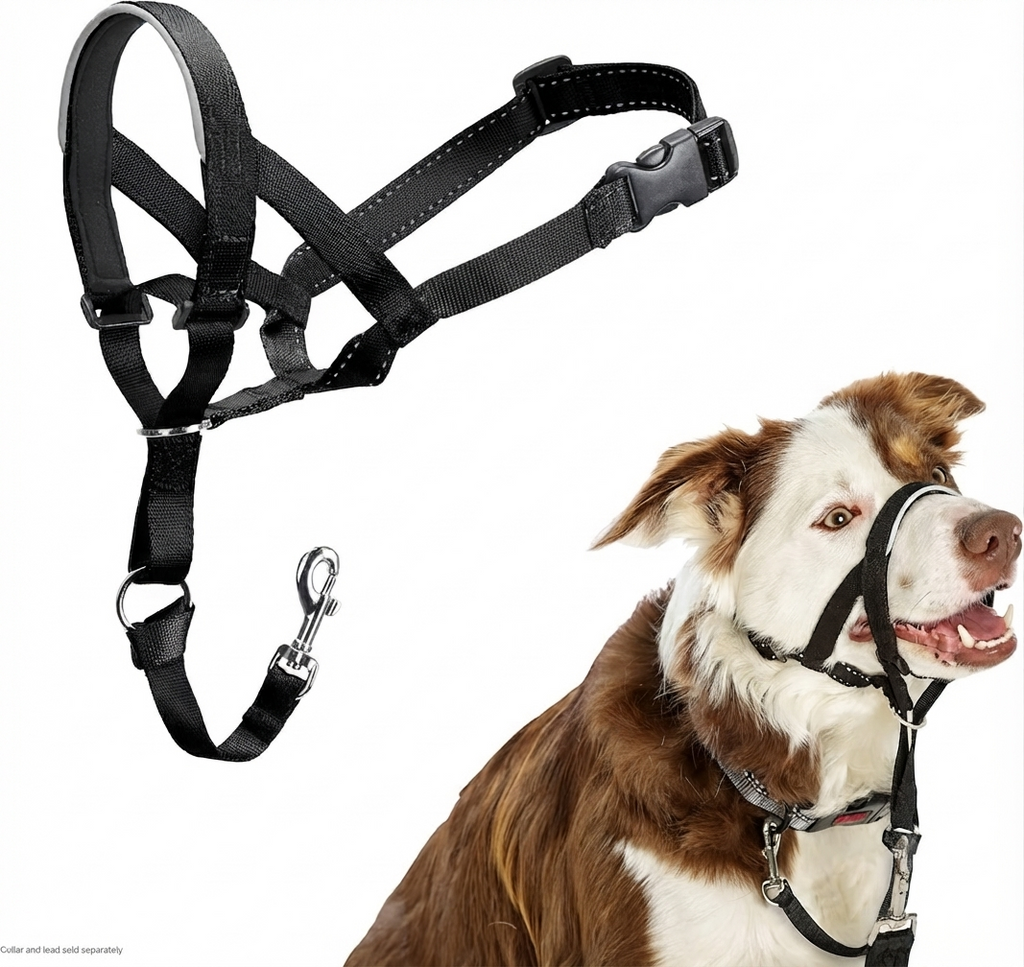 Dog Anti-Pull Headcollar — Adjustable, Reflective & Lightweight