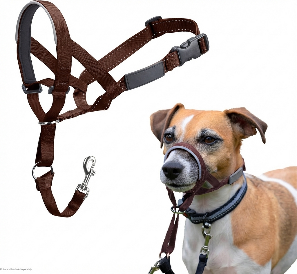 Dog Anti-Pull Headcollar — Adjustable, Reflective & Lightweight