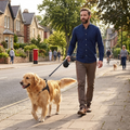 Heavy Duty Retractable Dog Lead Tangle-Free Extendable Leash