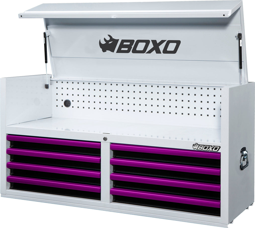Boxo 53 Inch Top Box White With Trim Colour Options
