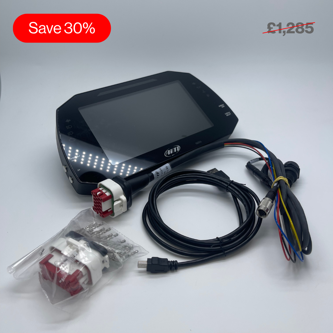 Second-Life Ex-Demo Aim MXG 1.3 Strada 7" TFT Car Dash Display with Road Icons