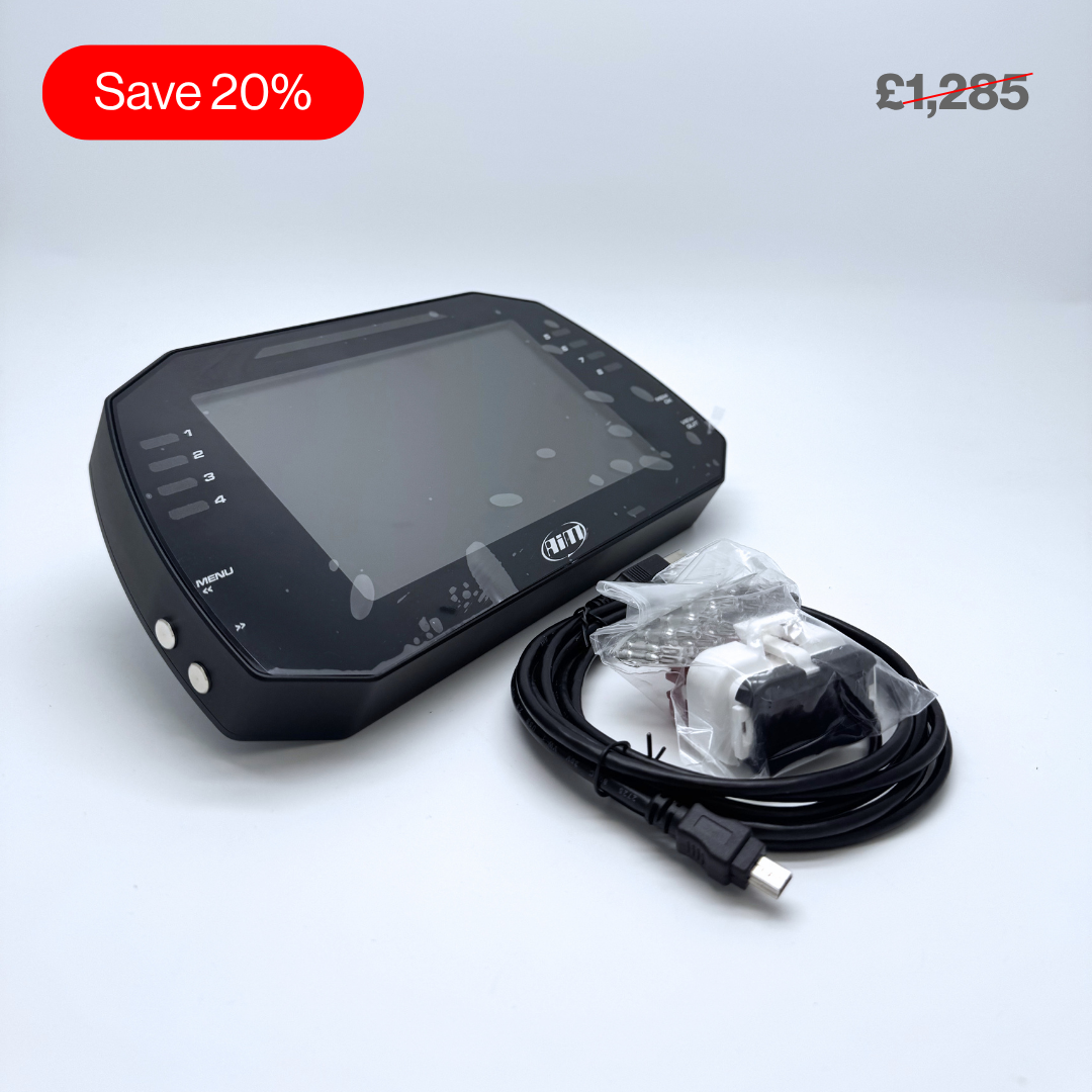 Second-Life Aim MXG 1.3 Strada 7" TFT Car Dash Display with Race Icons