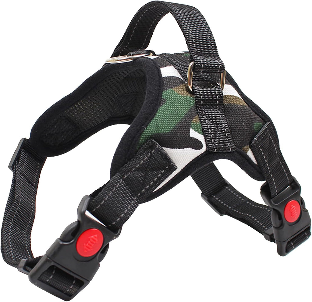 No Pull Dog Harness, Breathable Adjustable Reflective Oxford Vest