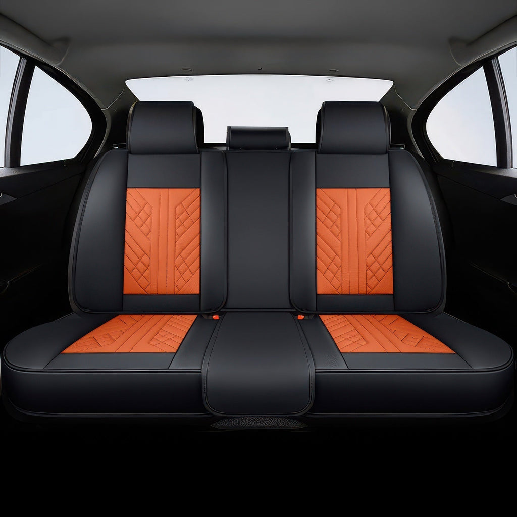 Orange & Black Seat Covers