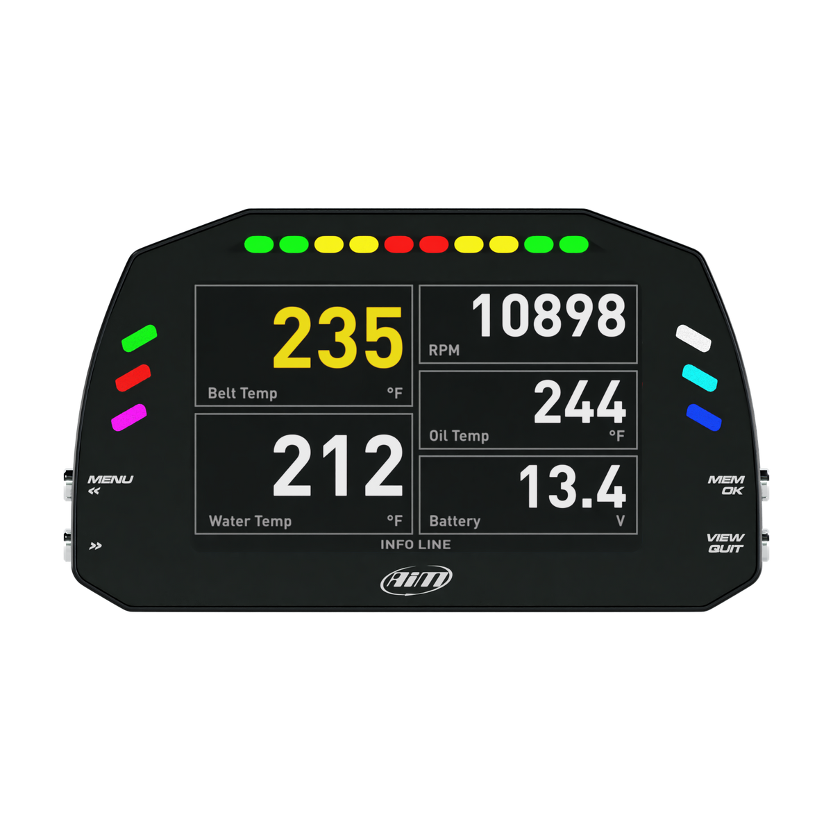 Aim 5" TFT Dash Display with Race Icons for PDM08/PDM32