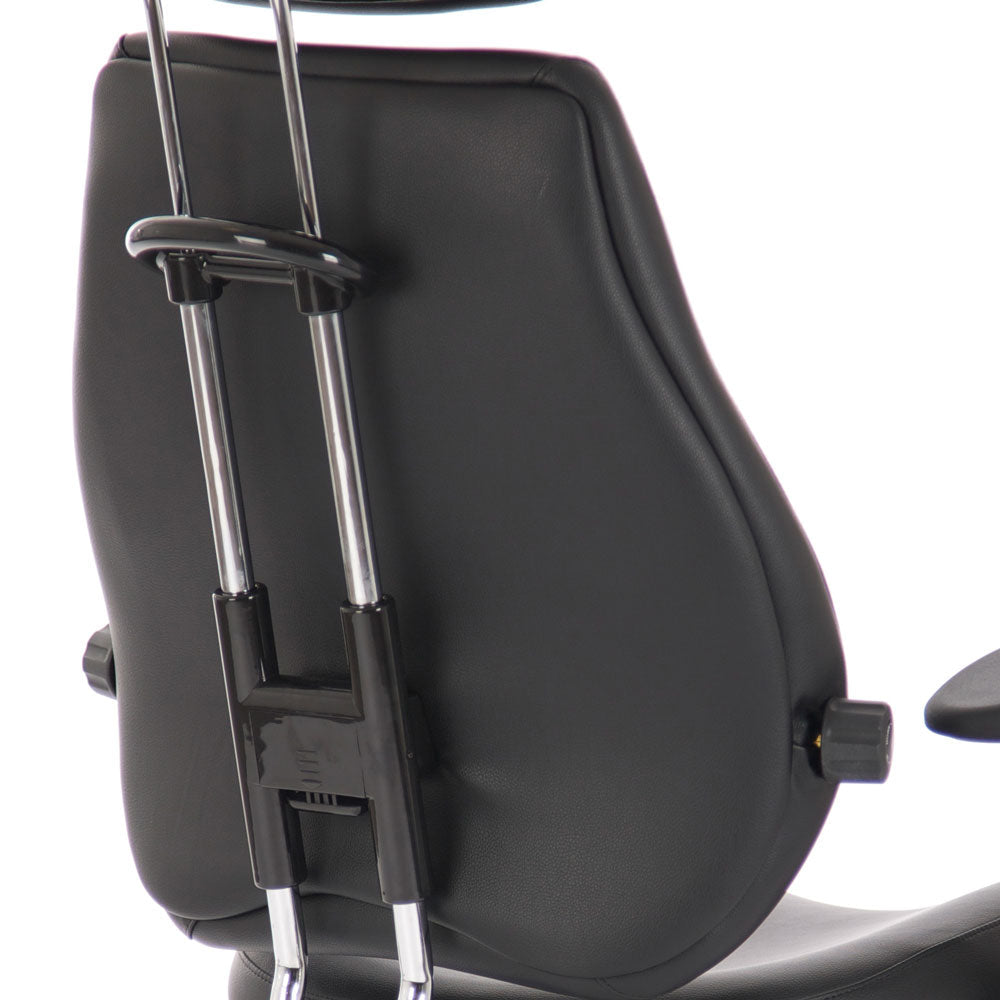 Chiro Plus Ultimate High Back Ergonomic Posture Office Chair - Black Leather