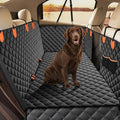 Premium Dog Car Hammock Seat Cover | Waterproof with Mesh Window & Side Protection