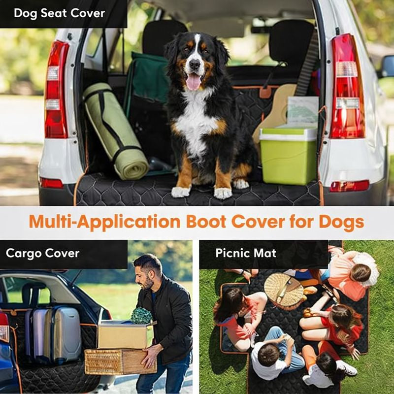 Premium Waterproof Dog Boot Liner | Non-Slip SUV & Truck Boot Protector with Side Protection