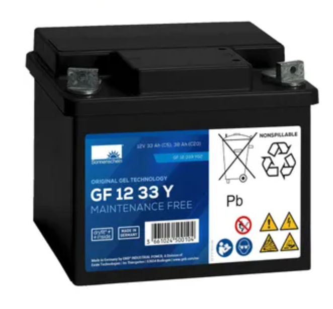 GF12033YG2 SONNENSCHEIN BATTERY (GF1233YG2 / GF 12 33 YG2) 12V 38AH