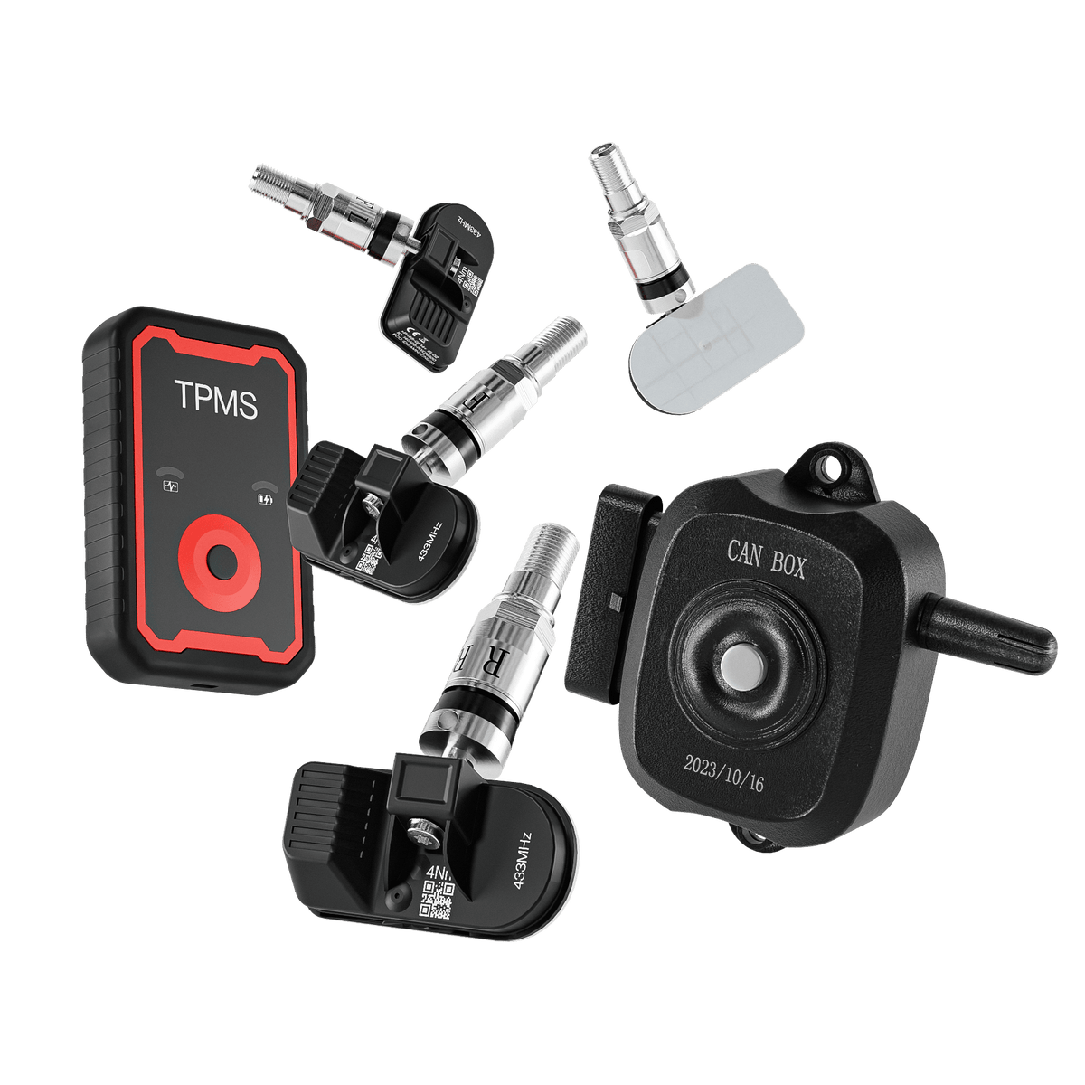 Plug & Play Car Racing Tyre Pressure Monitoring System