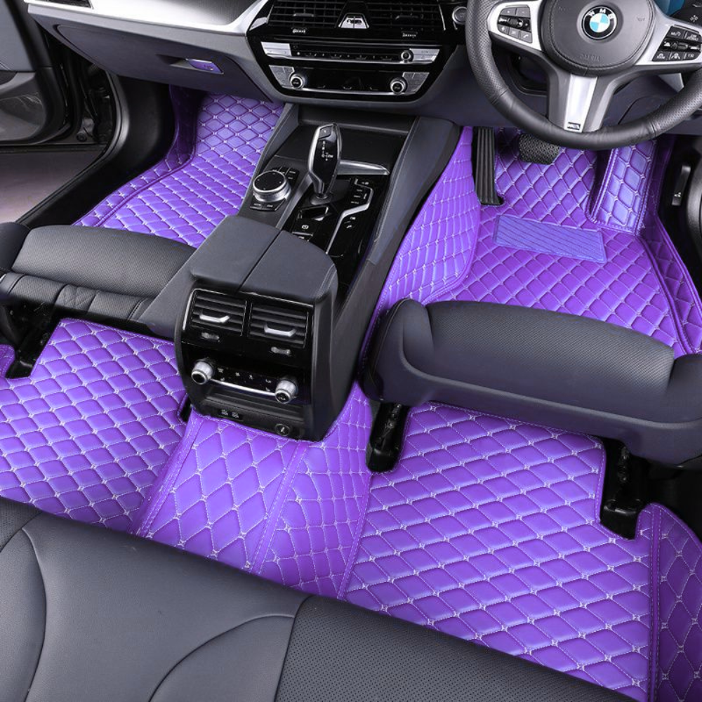 Custom Diamond Quilted Car Mats