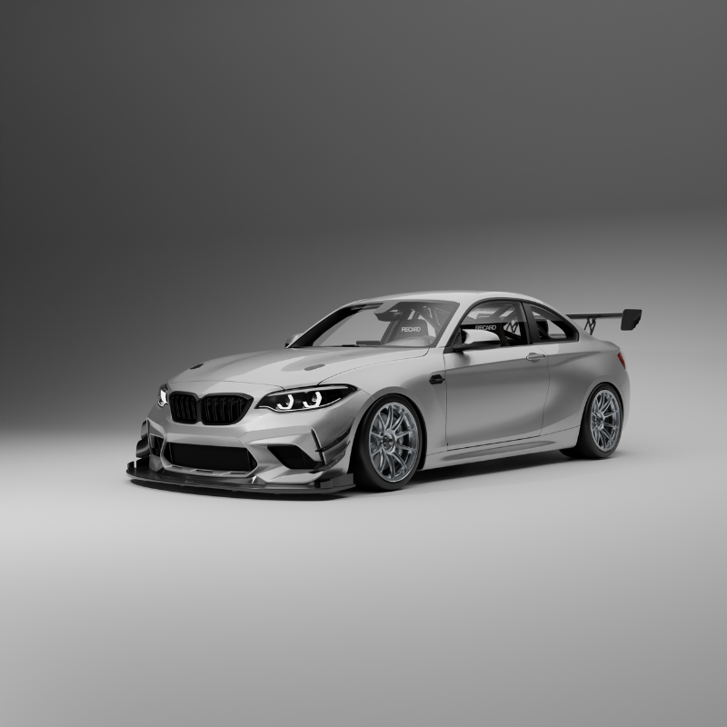 Vulcan Alpha Carbon Fiber Canards - BMW F87 M2