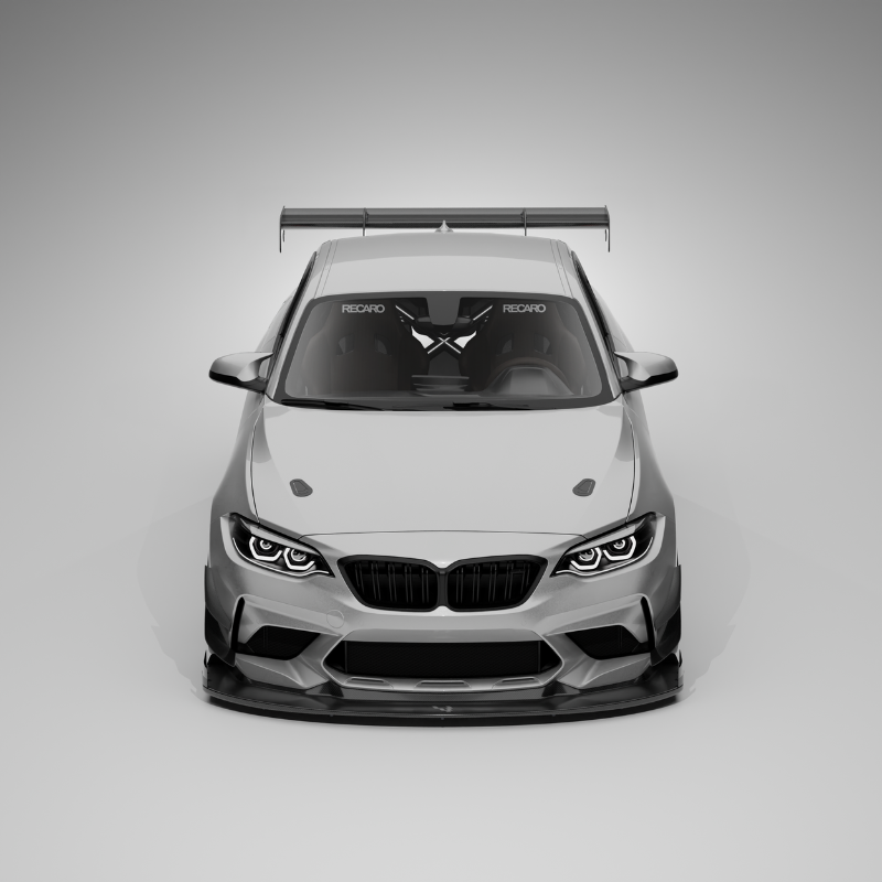 Vulcan Alpha Carbon Fiber Front Splitter - BMW F87 M2