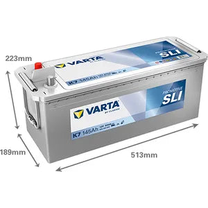 Varta K7 Promotive Silver Battery 12V 145Ah 800CCA (EN) (627/637SHD) 645400080