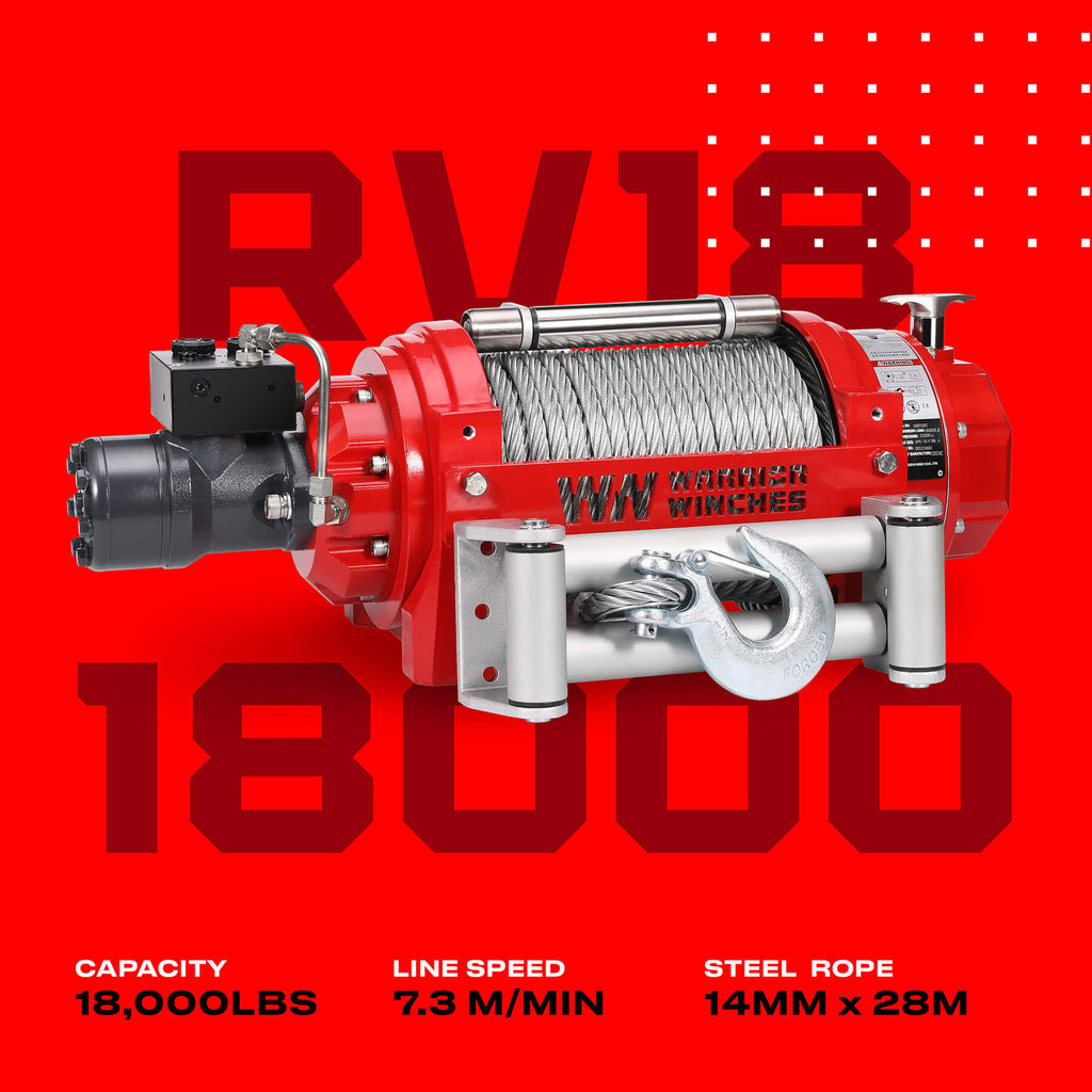 RV 18000 Hydraulic Winch