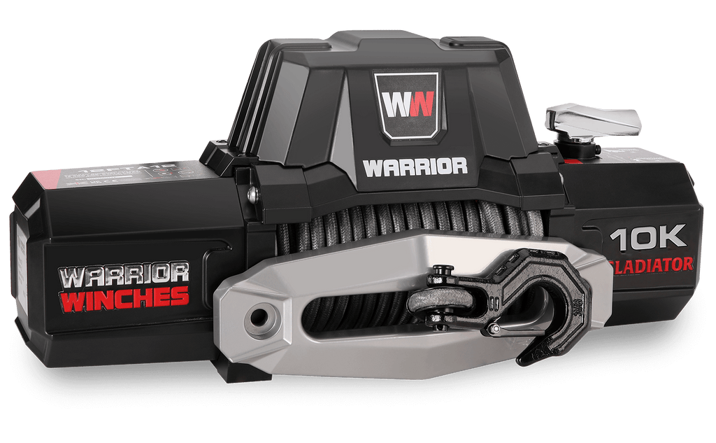 Gladiator F-Type 10000 Electric Winch - 12v Synthetic Rope