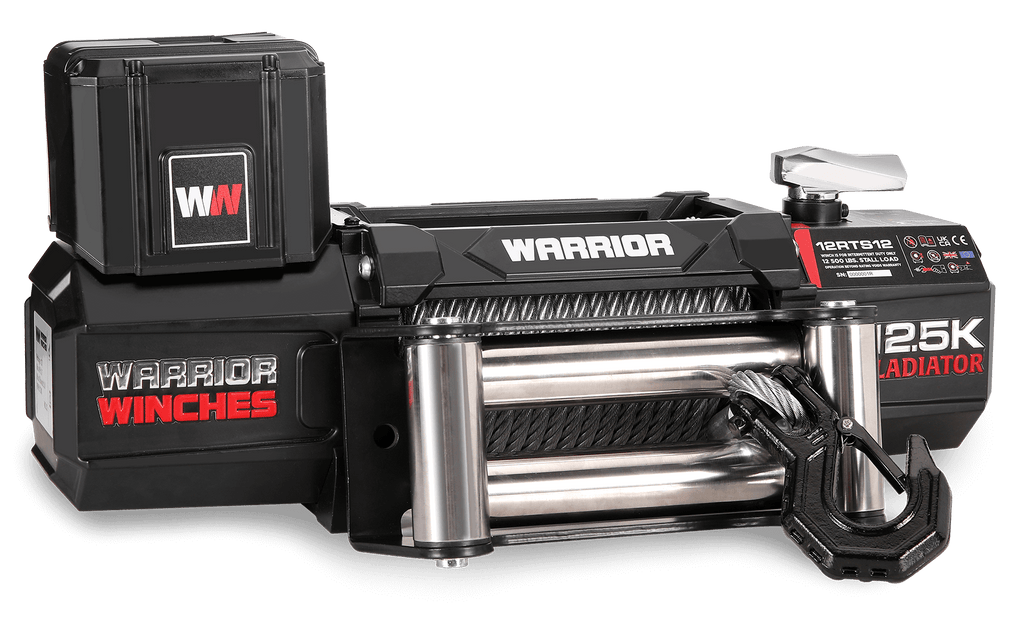 Gladiator R-Type 12500 Electric Winch - 12v Steel Rope