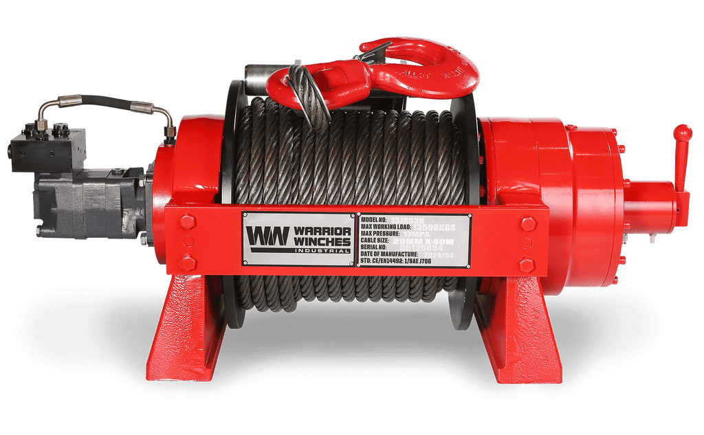 JR 13 Tonne Industrial Hydraulic Winch