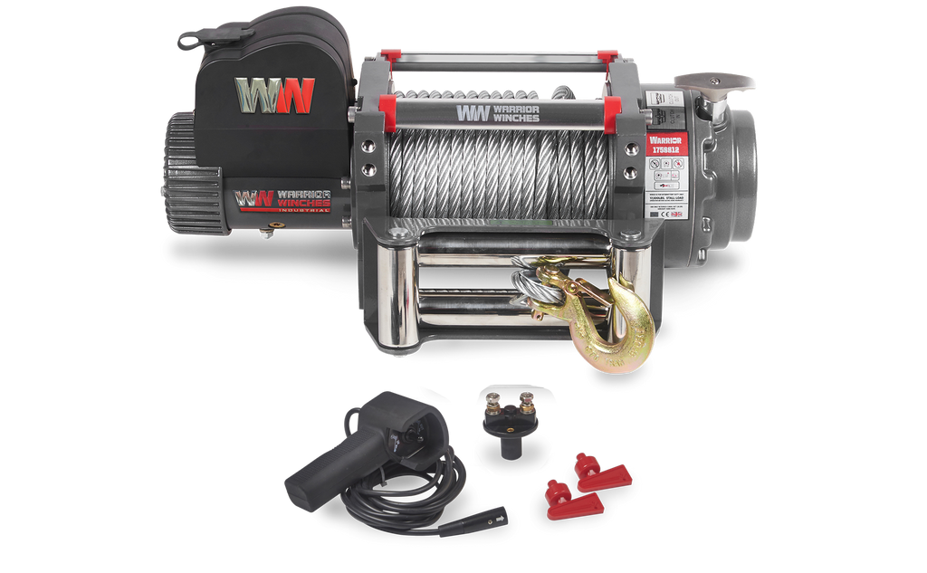 Samurai 17500 Electric Winch - 24v Steel Rope