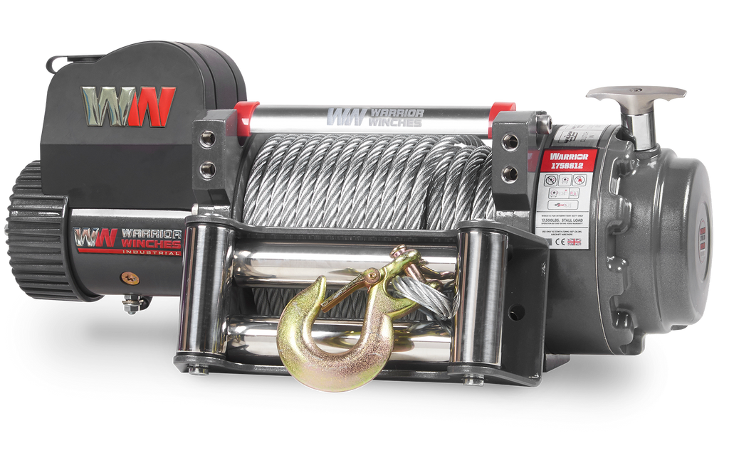 Samurai 17500 Electric Winch - 24v Steel Rope