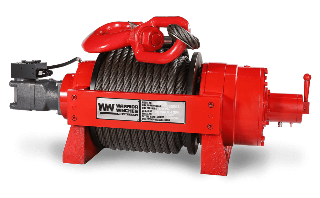 JR 20 Tonne Industrial Hydraulic Winch