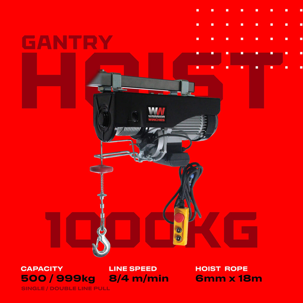 Warrior 1000kg Electric Hoist - 240v