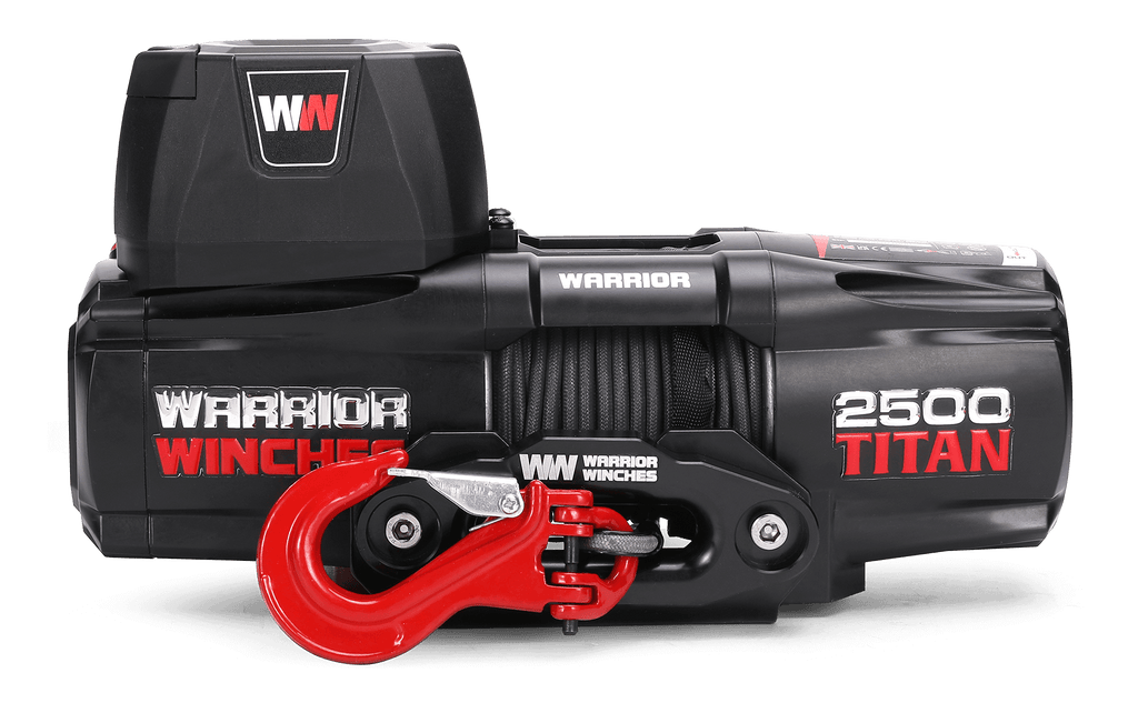 Titan 2500 Electric Winch - 12v Synthetic Rope