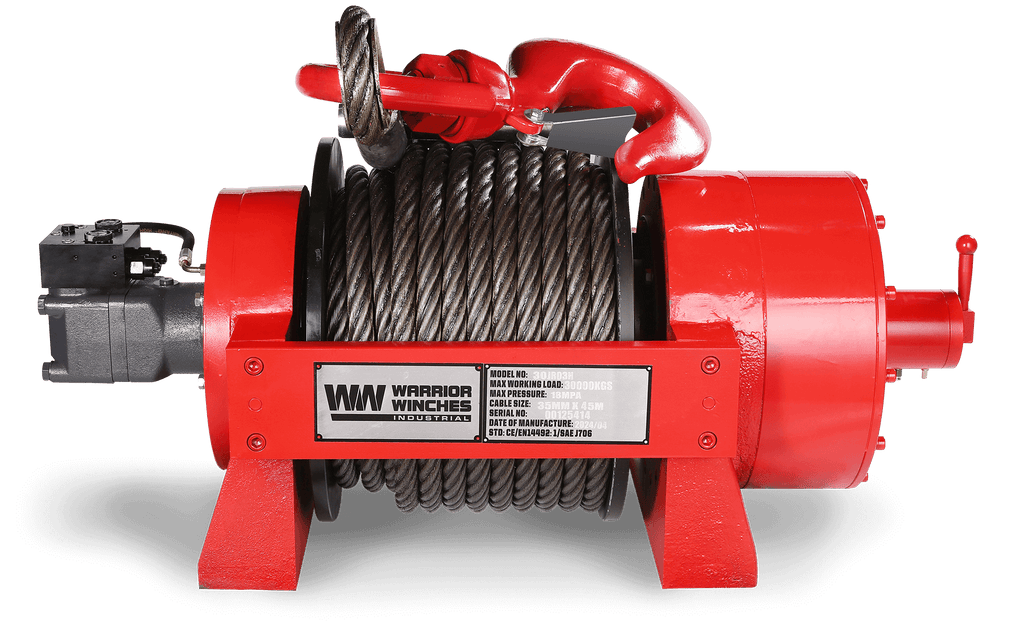 JR 30 Tonne Industrial Hydraulic Winch