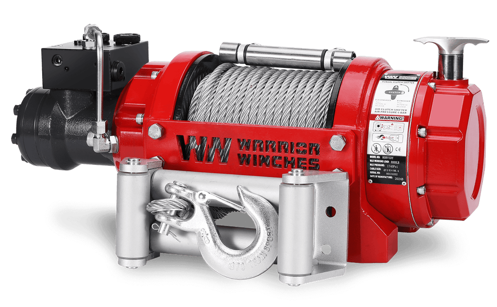 RV 8000 Hydraulic Short Drum Winch