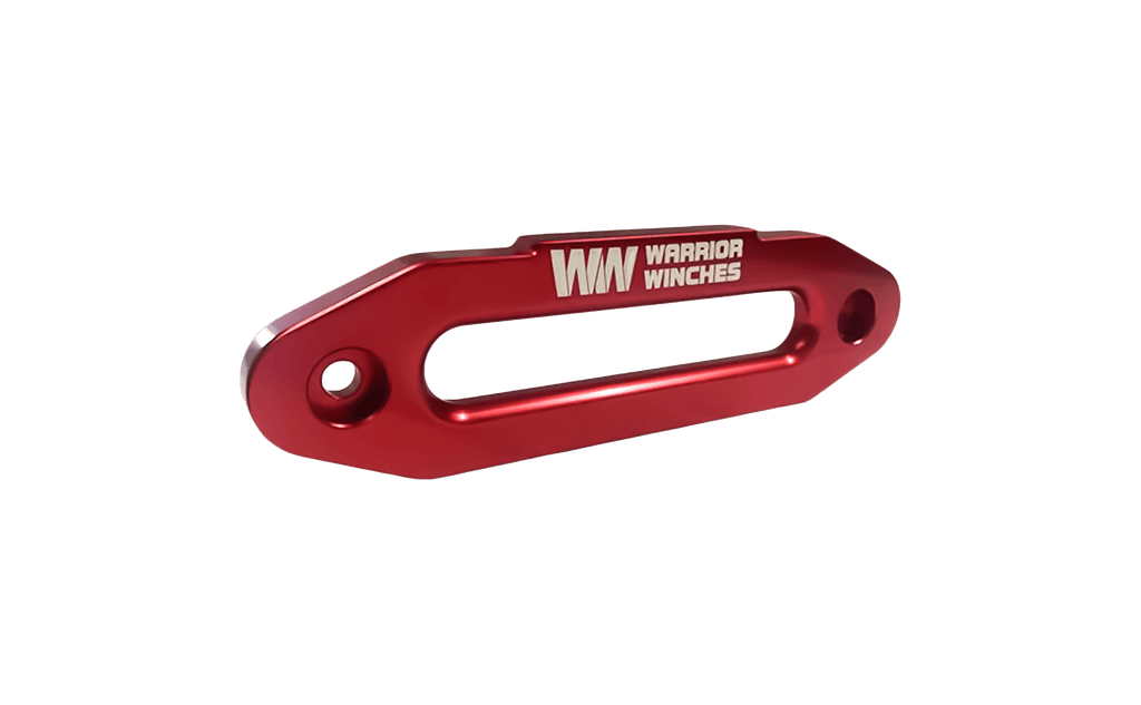 Warrior Branded Red Hawse Fairlead - 255mm Hole Centres