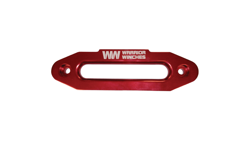 Warrior Branded Red Hawse Fairlead - 255mm Hole Centres
