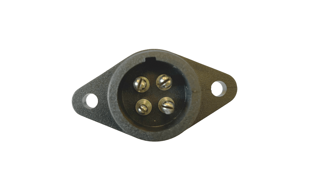 Solenoid Box Socket - Plastic 4 Pin, 1m Extension