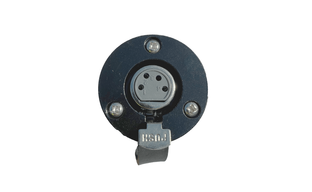 Solenoid Box Socket - Metal 4 Pin